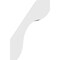 Ekena Millwork 3-in. W x 8-in. D x 12-in. H Stanfield Architectural Grade PVC Knee Brace BRCP03X08X12STA - alternate 2